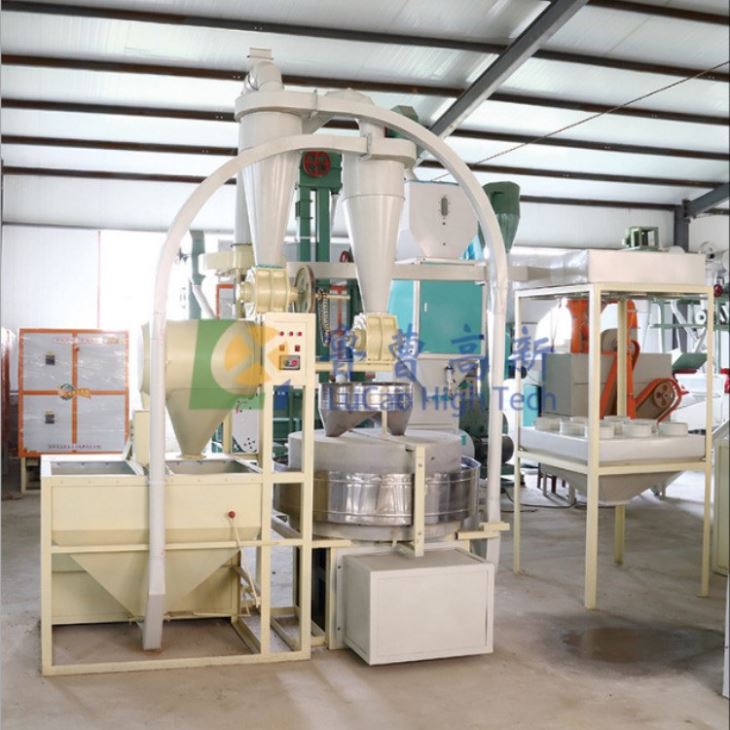 新型全自動石磨磨粉機 製粉機 小麥磨麵機 麻豆资源在线观看磨粉機